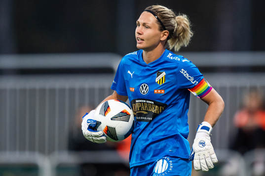 Häckens målvakt Jennifer Falk