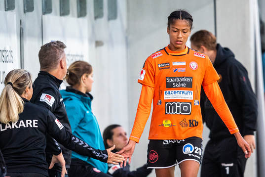 Kristianstads Sveindís Jane Jónsdóttir deppar