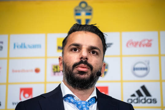 Poya Asbaghi, head coach U21, of the Swedish national