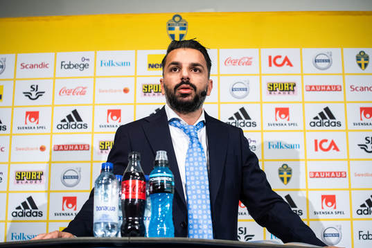 Poya Asbaghi, head coach U21, of the Swedish national