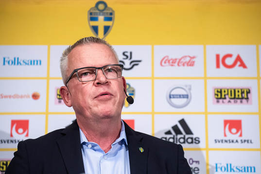 Janne Andersson, head coach of the Swedish national