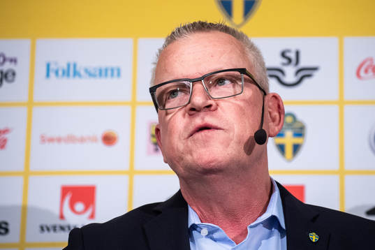 Janne Andersson, head coach of the Swedish national
