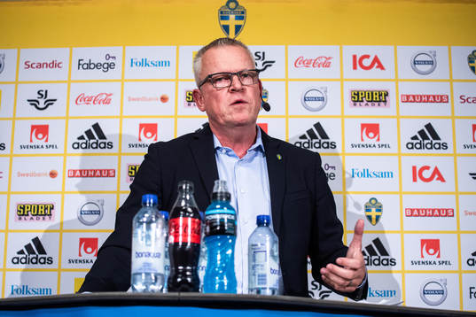 Janne Andersson, head coach of the Swedish national
