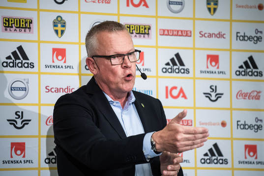 Janne Andersson, head coach of the Swedish national