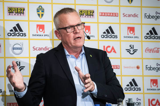 Janne Andersson, head coach of the Swedish national