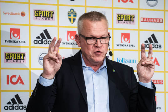 Janne Andersson, head coach of the Swedish national