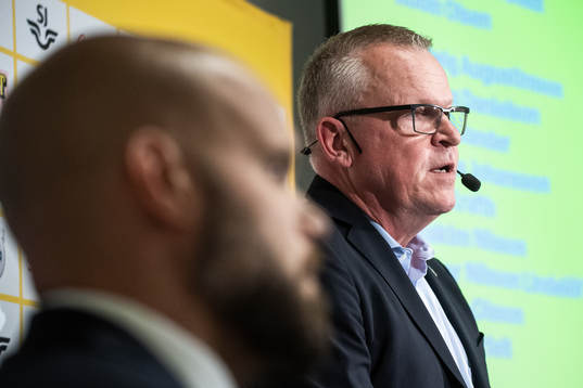 Janne Andersson, head coach of the Swedish national