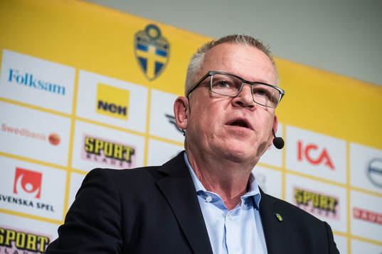 Janne Andersson, head coach of the Swedish national