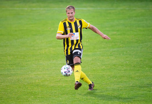 IFK Hässleholms Hampus Rydh i matchen i div. 2 Södra