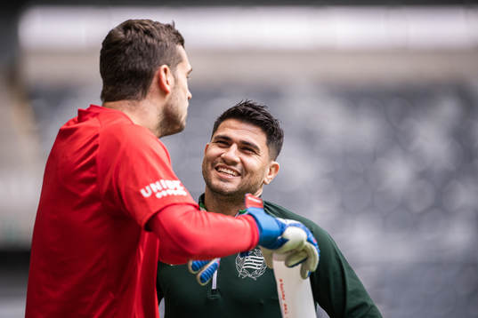 Goalkeeper Davor Blažević and Paulinho