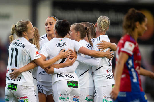 Rosengårds Sanne Troelsgaard jublar