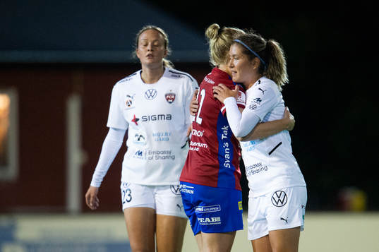 Rosengårds Loreta Kullashi och Vittsjös Sandra Adolfsson