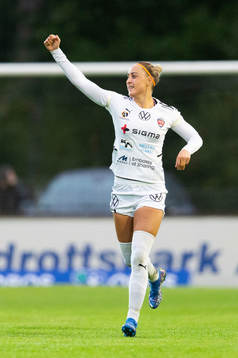 Rosengårds Sanne Troelsgaard jublar