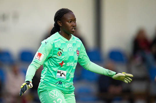 Rosengårds målvakt Angel Mukasa