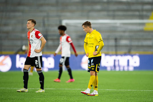 Jacob Ondrejka of Elfsborg looks dejected