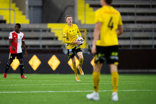 Alexander Bernhadsson of Elfsborg celebrates scoring 2-0