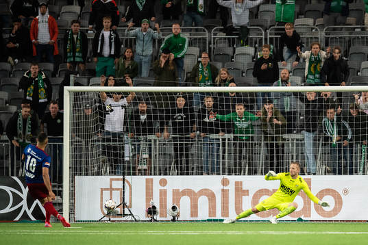 Arthur Mendonca Cabral of Basel scores 3-1 behind