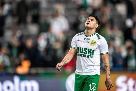 Paulinho of Hammarby looks dejected