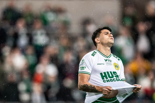 Paulinho of Hammarby looks dejected