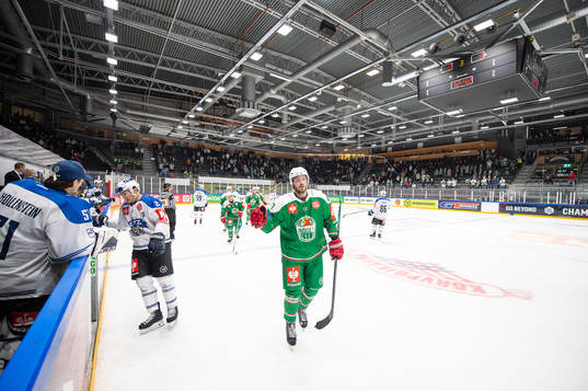 Dennis Everberg of Rögle celebrates