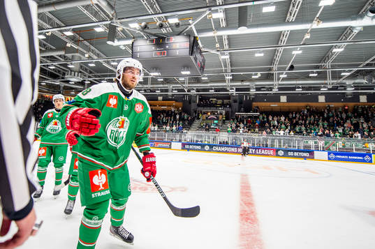 Dennis Everberg of Rögle celebrates
