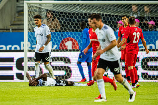 Alexander Banor Tettey of Rosenborg looks dejected
