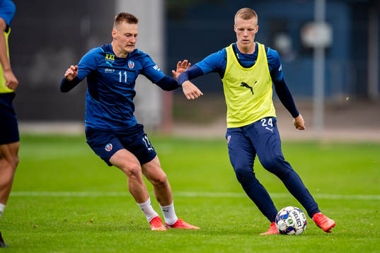 Helsingborgs Emil Hellman och Rasmus Karjalainen
