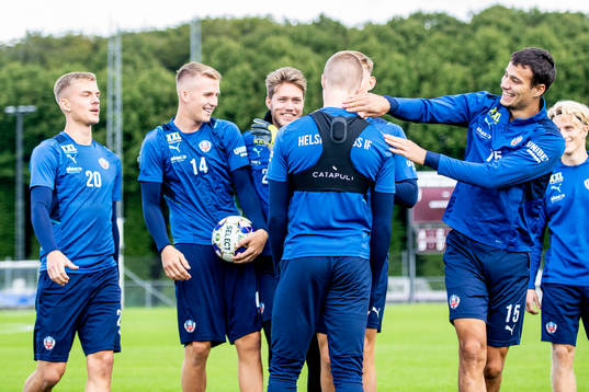 Helsingborgs Dennis Olsson, Casper Widell och Assad Al