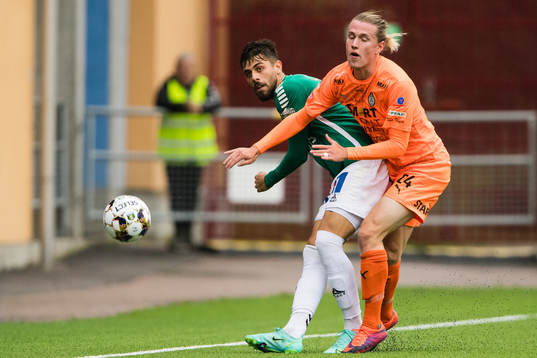 Brages Nicolas Gianini Dantas och AFC Eskilstunas Viktor