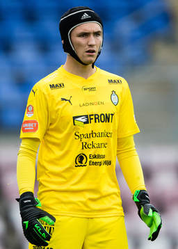 AFC Eskilstunas målvakt Noel Törnqvist