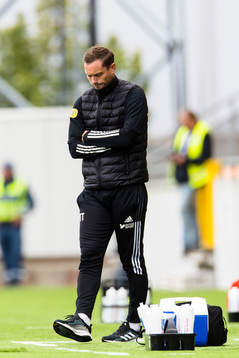 Falkenbergs tränare Tobias Tuvesson