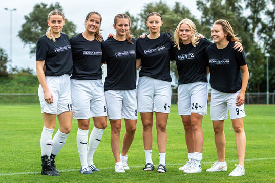 Borgebys Alice Egnér, Thea Birgerud, Kajsa Arthursson,