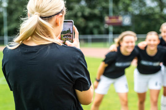 Borgebys spelare fotograferas