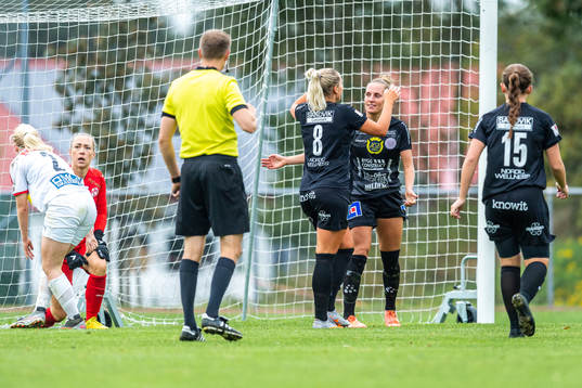 Uppsalas Hanna Persson jublar