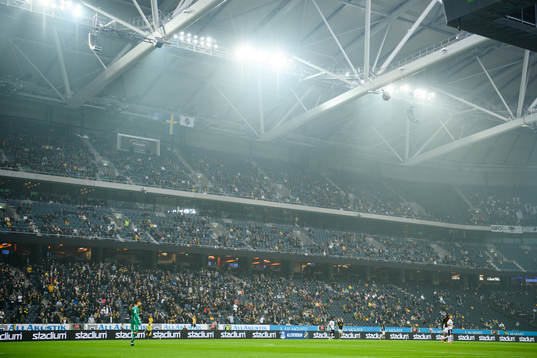 Interiör vy av Friends Arena
