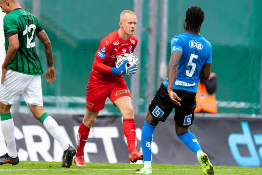 Halmstads målvakt Malte Påhlsson