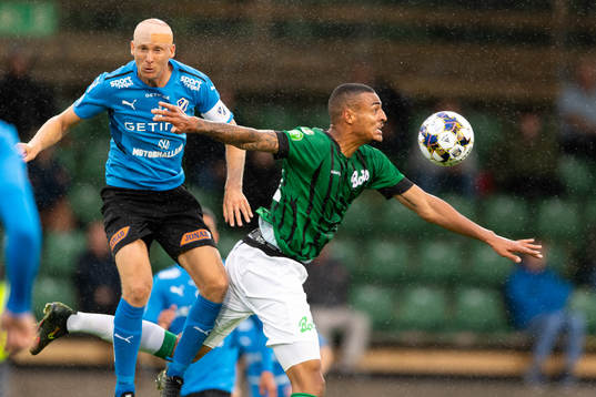 Halmstads Andreas Johansson och Varbergs Simon Karlsson