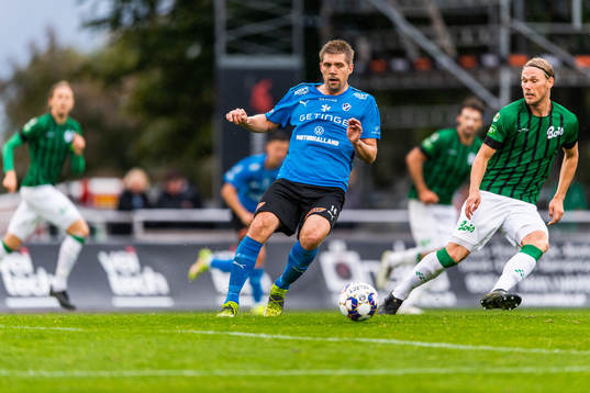 Halmstads Mikael Boman och Varbergs Hampus Zachrisson