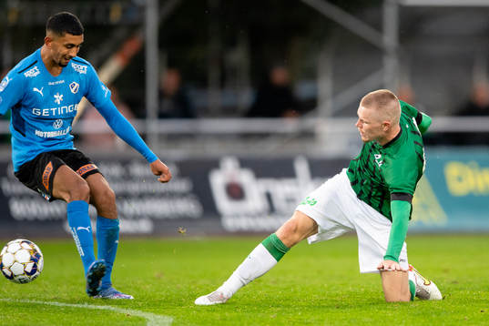 Halmstads Amir Al-Ammari och Varbergs Anton Liljenbäck