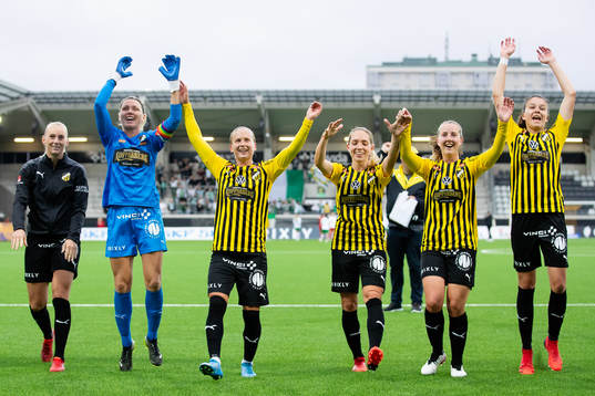 Häcken jublar