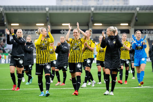 Häckens Filippa Curmark, Elin Rubensson och Lotta Ökvist