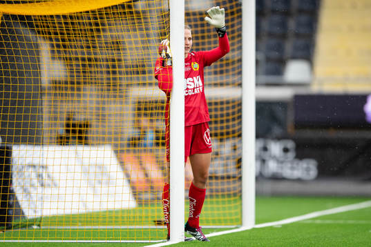 Hammarbys målvakt Anna Tamminen