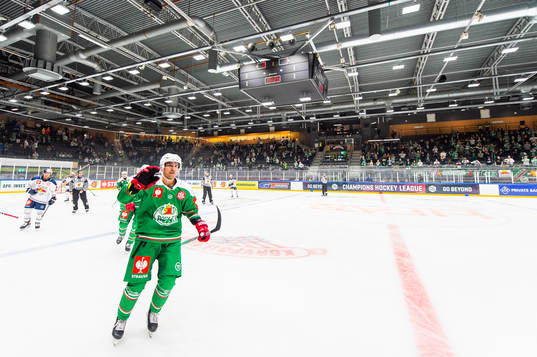 Ludvig Larsson of Rögle celebrates