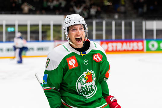 Adam Tambellini of Rögle celebrates