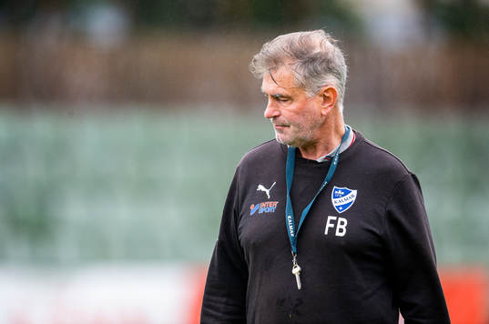 Kalmars tränare Frank Berntzen deppar