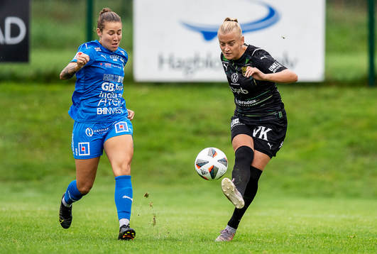 Kalmars Tabby Tindell och Umeås Wilma Carlsson