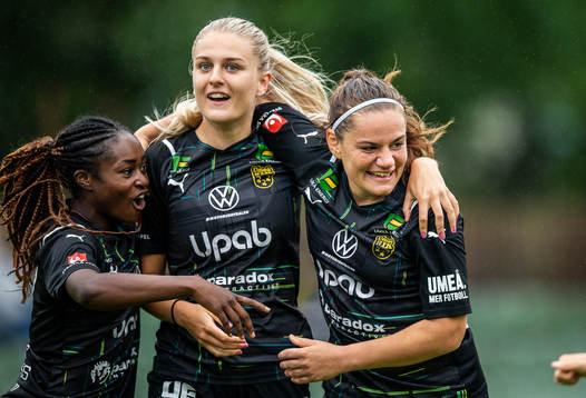 Umeås Sarah Mellouk jublar