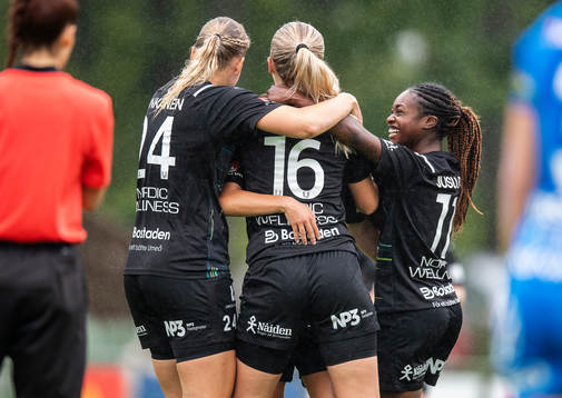 Umeås Lisa Björk jublar