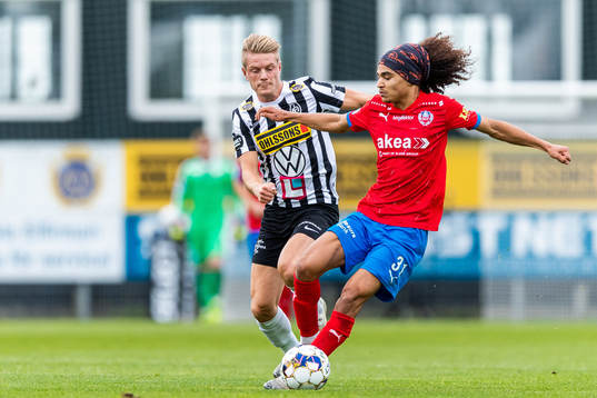 Landskronas Jacob Blixt och Helsingborgs Adam Kaied