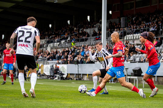 Landskronas Hampus Ferhm och Kevin Jensen
